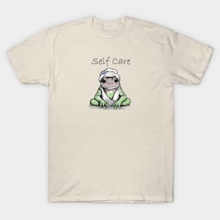 Self Care Frog Spa Day T-Shirt